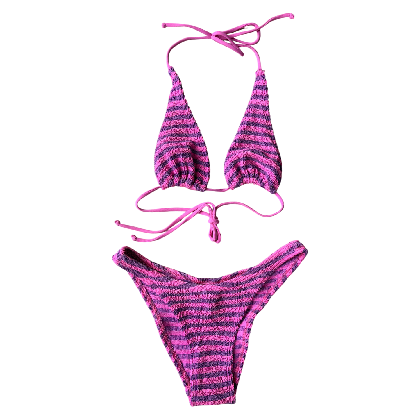 Bond-Eye Striped Bikini