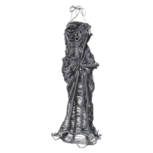Ella Mia Silver Mini Ladder Dress