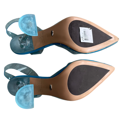Tony Bianco Lege Heel in Blue Vinylite