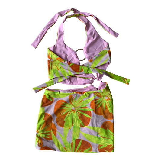Louisa Ballou Pink & Green Sex Wax Dress