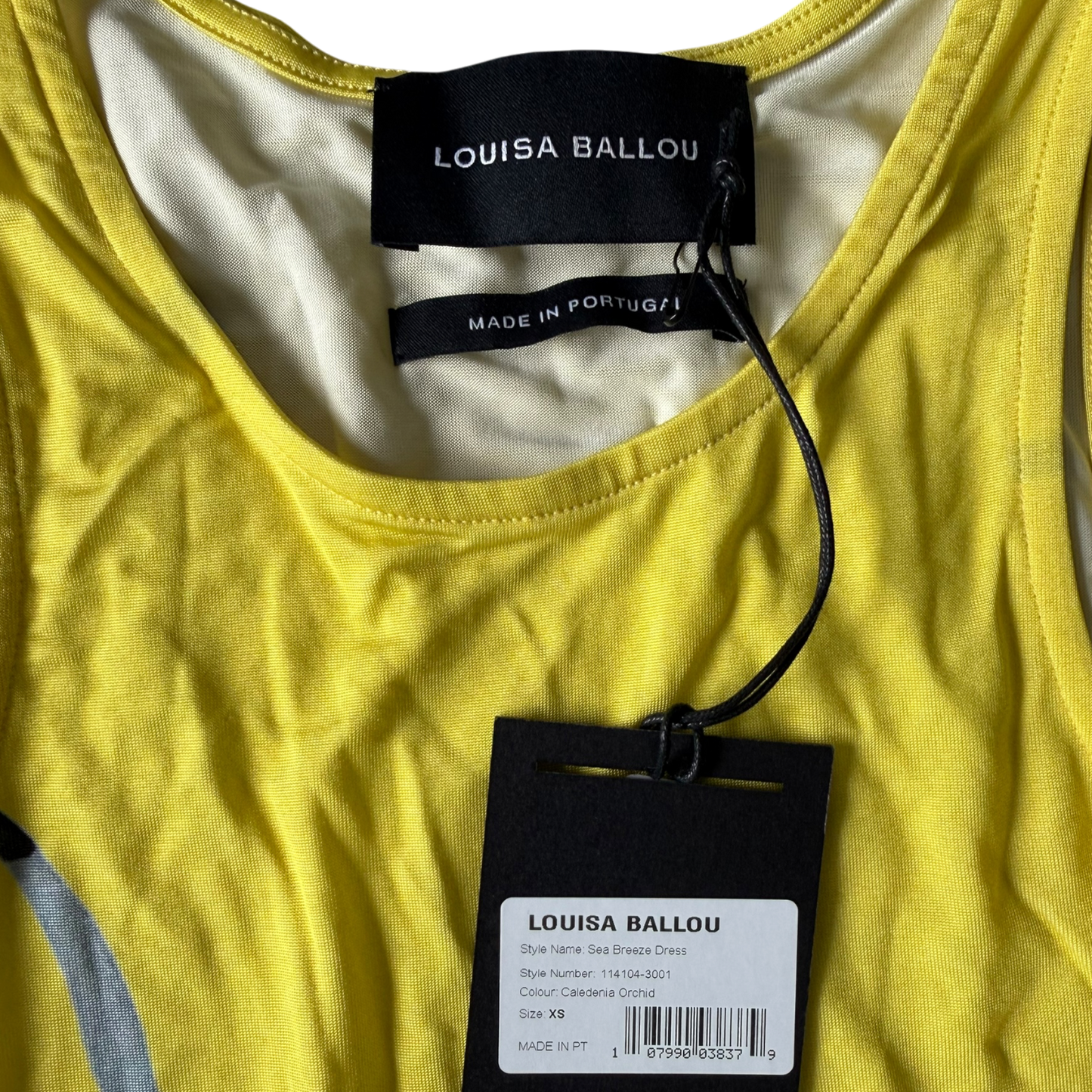 Louisa Ballou Yellow Sea Breeze Maxi Dress
